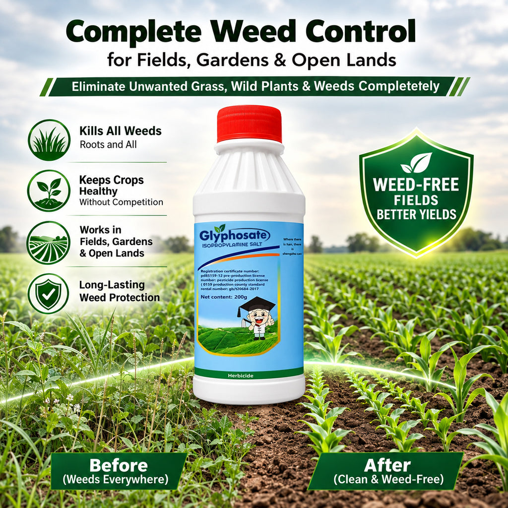 41% Glyphosate Liquid Concentrate – Effective Solution for Vegetation Control & Land Maintenance