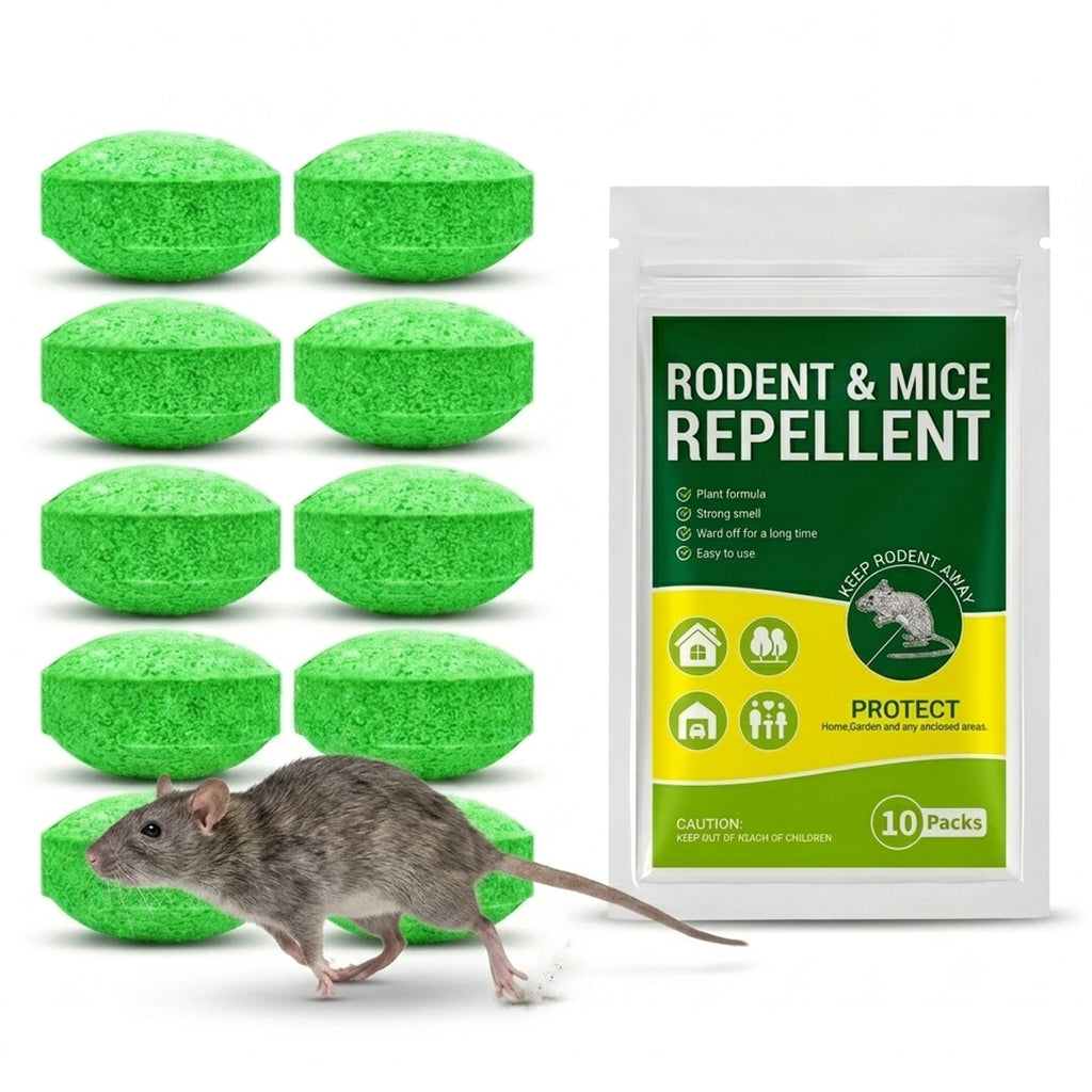 Natural Mouse &amp; Rat Repellent Tablets – Plant-Based Rodent Deterrent