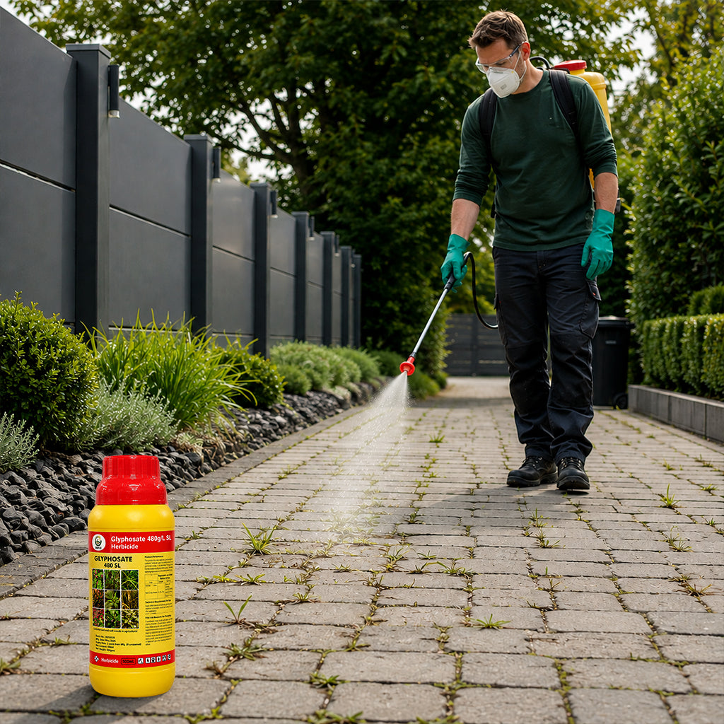 Glyphosate 41% SL Herbicide – Systemic Weed Control 200 ML Bottle