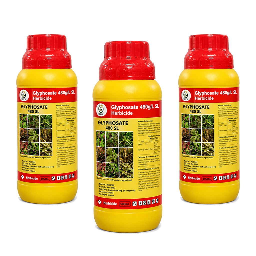Glyphosate 41% SL Herbicide – Systemic Weed Control 1 L Bottle