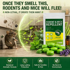Natural Mouse &amp; Rat Repellent Tablets – Plant-Based Rodent Deterrent