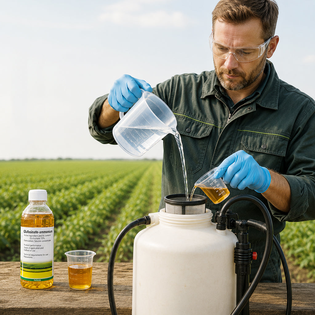 Glufosinate 10% SL Herbicide – Non-Selective Weed Control