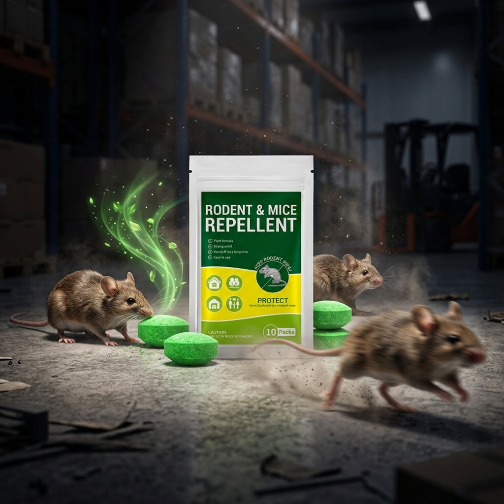 Natural Mouse &amp; Rat Repellent Tablets – Plant-Based Rodent Deterrent