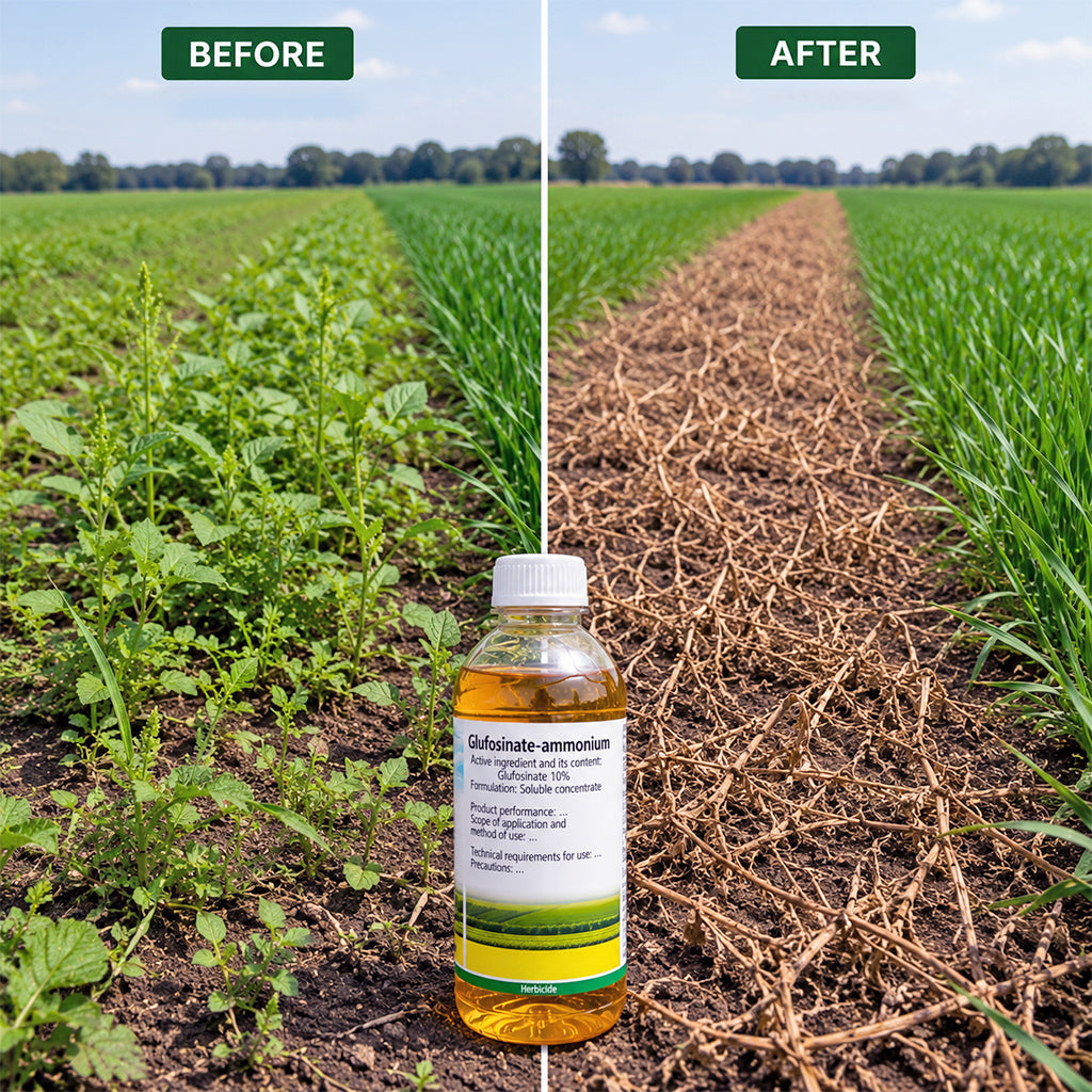 Glufosinate 10% SL Herbicide – Non-Selective Weed Control