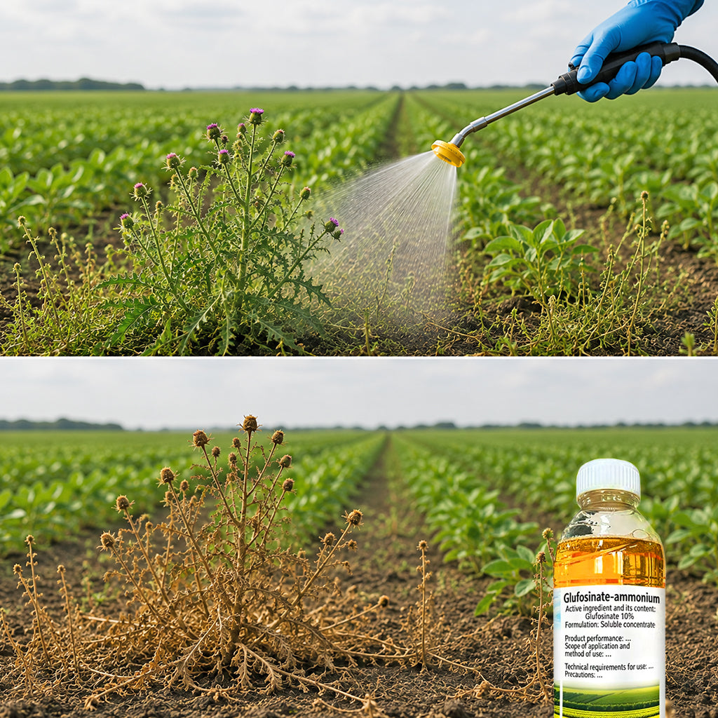 Glufosinate 10% SL Herbicide – Non-Selective Weed Control